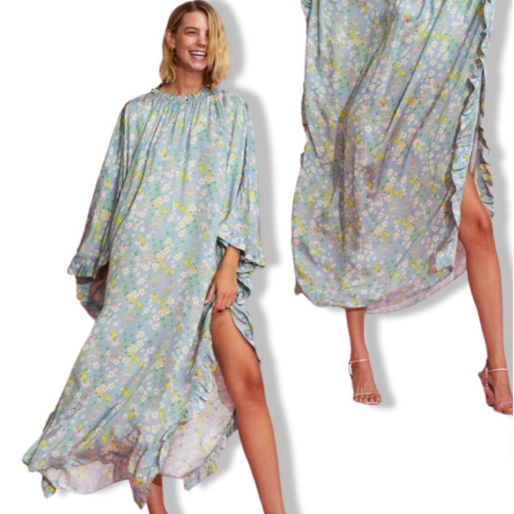 Cynthia Rowley Floral Caftan One size.  Worn once and washed once.